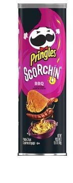 PRINGLES SCORCHIN&#39; BARBECUE 5.5OZ