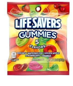 LIFESAVERS GUMMIES FIVE FLAVORS 3.22OZ