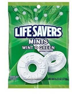 LIFESAVERS BAG WINT-O-GREEN