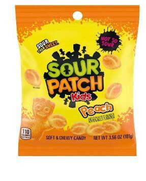 SOUR PATCH KIDS PEACH  3.6OZ