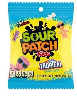 SOUR PATCH KIDS TROPICAL - 3.6OZ