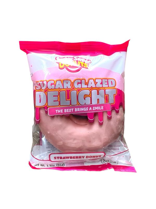 SUGAR SWEET DONUTS -STRAWBERRY 8/Ct