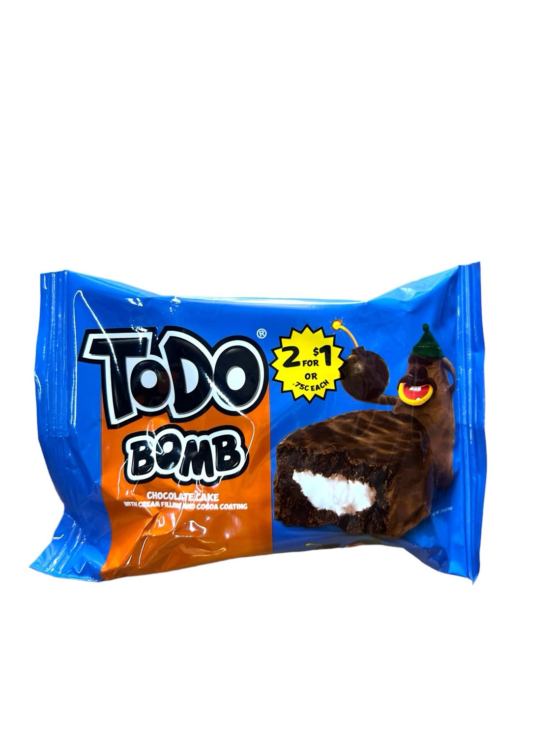 TO DO BOMB -CHOCOLATE CAKE W CREAM 24/Ct