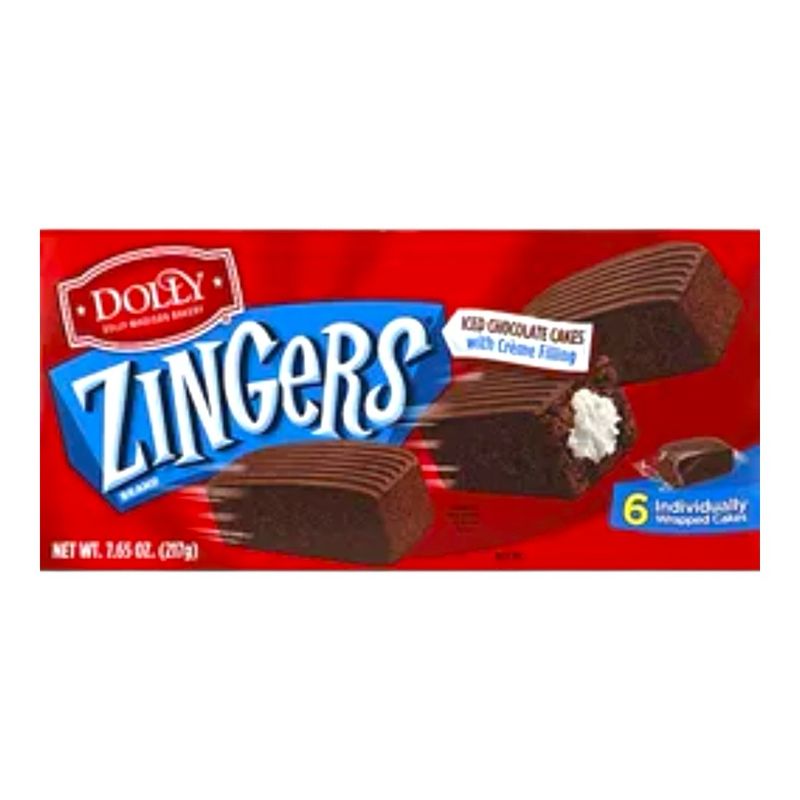 Dolly Madison Zingers, Devil&#39;s Food, 3 Cakes-Pack of 6