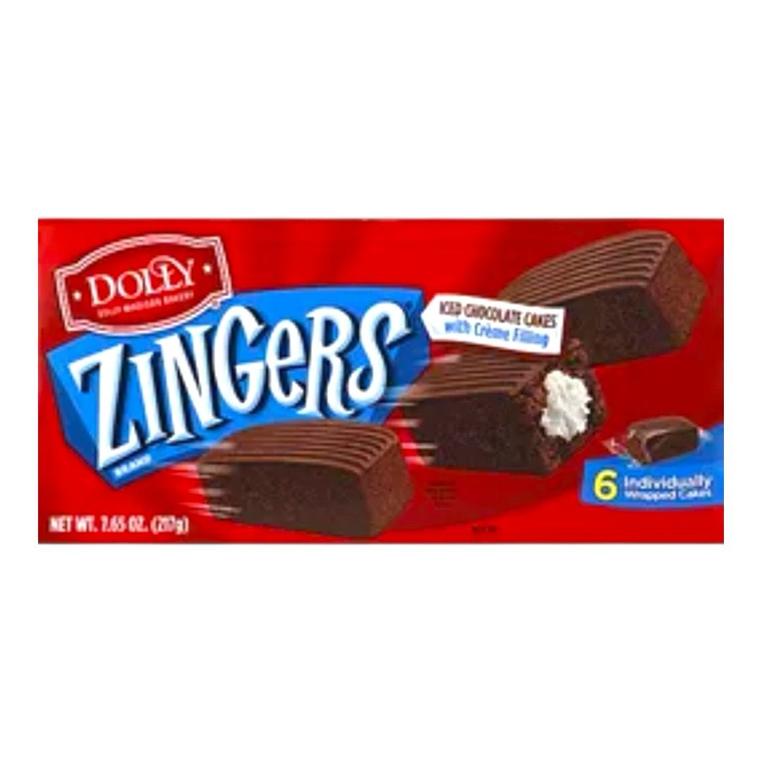 Dolly Madison Zingers, Devil&#39;s Food, 3 Cakes-Pack of 6