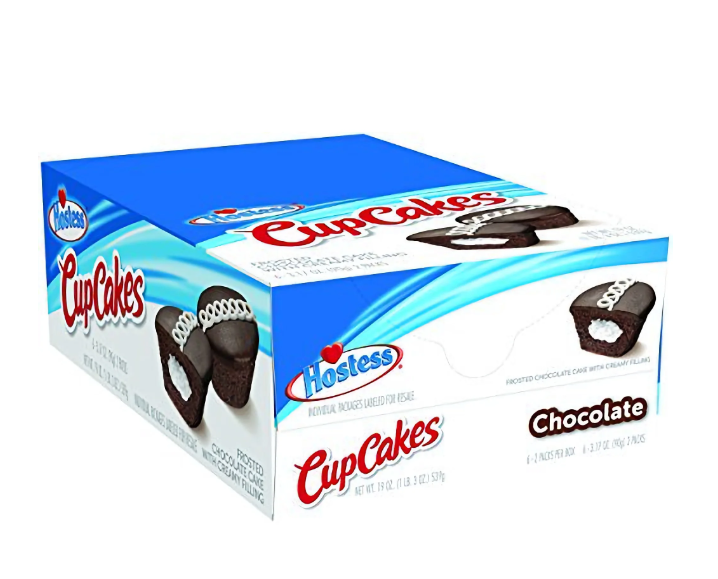 Hostess Cupcakes, Chocolate, 3.17 Ounce, 6/2 Pack