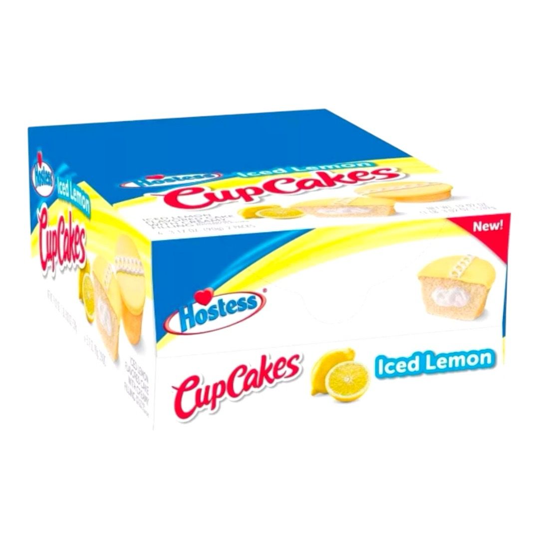 Hostess Cupcakes, Ice lemon- 6 - 3.17 0Z. (90g) 2 PACKS
