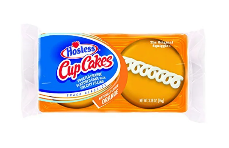 Hostess, Cup Cake Orange, Count 6-2 - 3.38 Oz