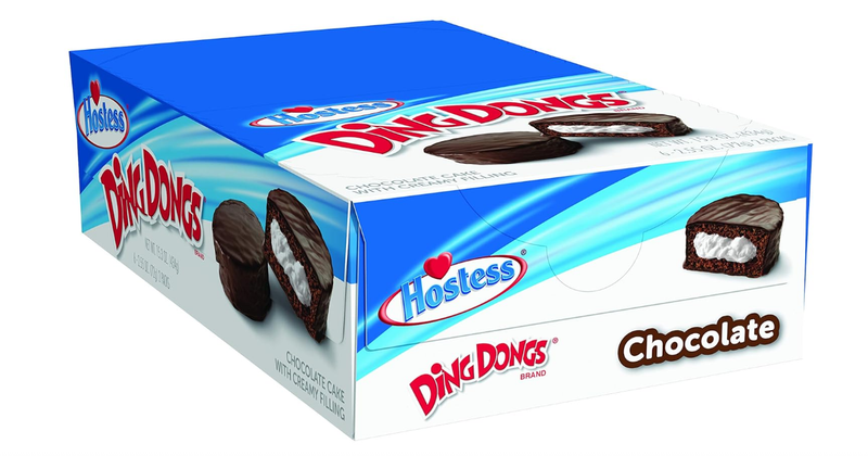 Hostess Ding Dongs Original Chocolate Cake - 6- 2 PACKS 4 Oz