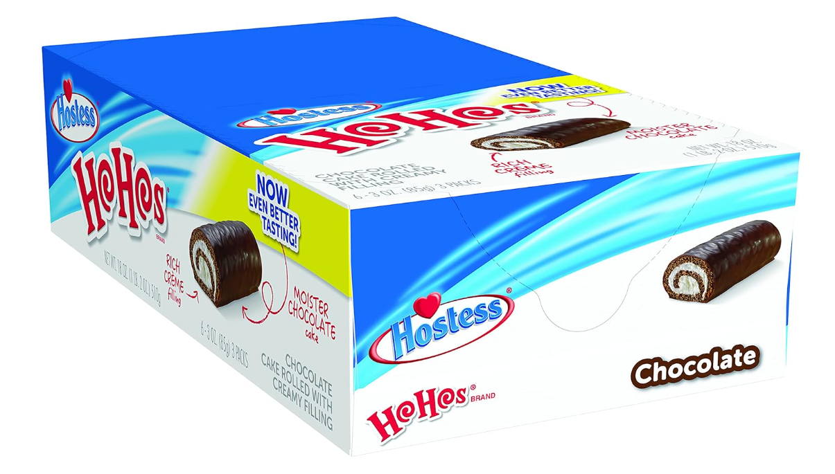 Hostess HoHos, Original Chocolate, 3 Oz Pack of 6/3