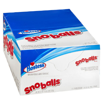 Hostess Snowballs 6 /2  3.5 0L. 499g) 2 PACKS