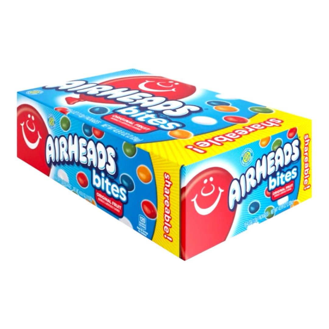 Airhead bites Assorted Fruit Flavors - 18 Count / 4 Oz