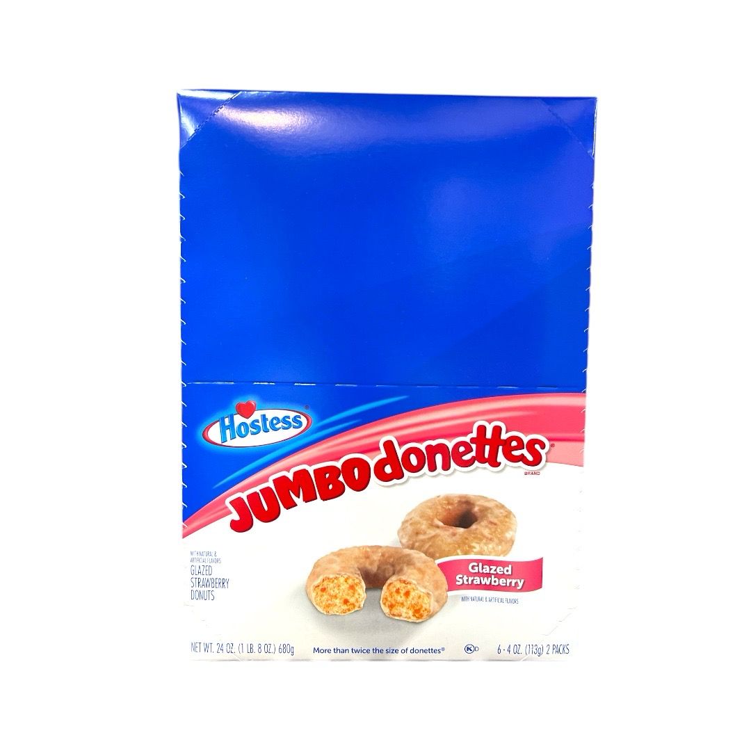 Jumbo Donettes Glazed Strawberry