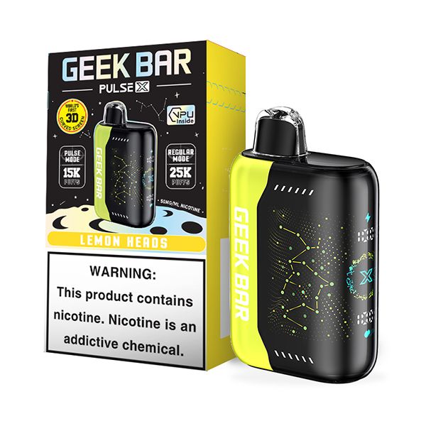 GEEK BAR X - LEMON HEADS