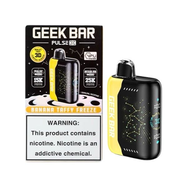 GEEK BAR X - BANANA TAFFY FREEZE