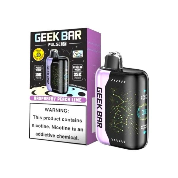 GEEK BAR X - RASPBERRY PEACH LIME