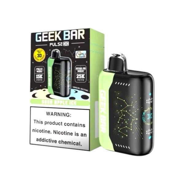 GEEK BAR X - SOUR APPLE ICE