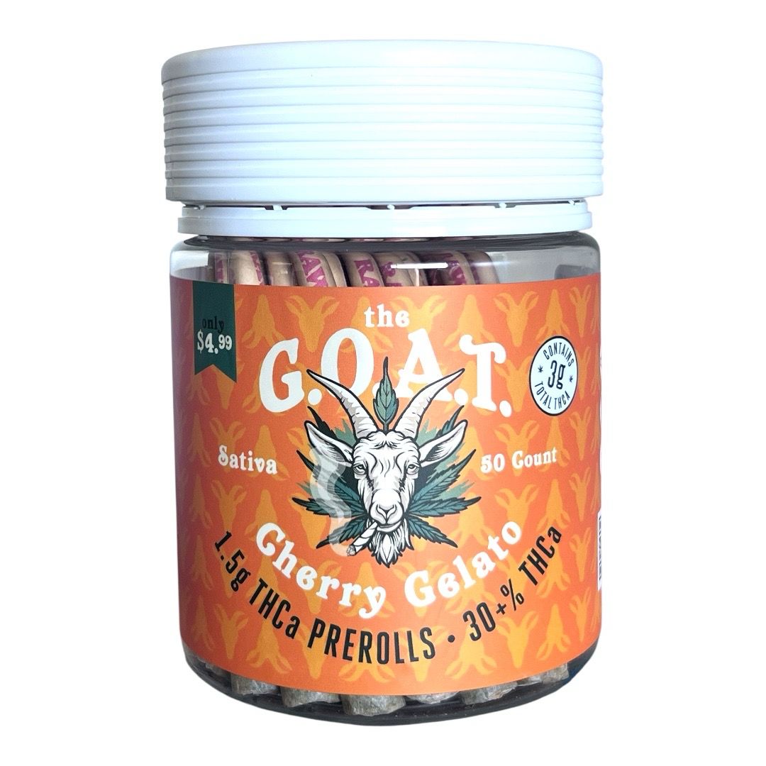 THE GOAT - CHERRY GELATO - SATIVA - PRE Priced 4.99