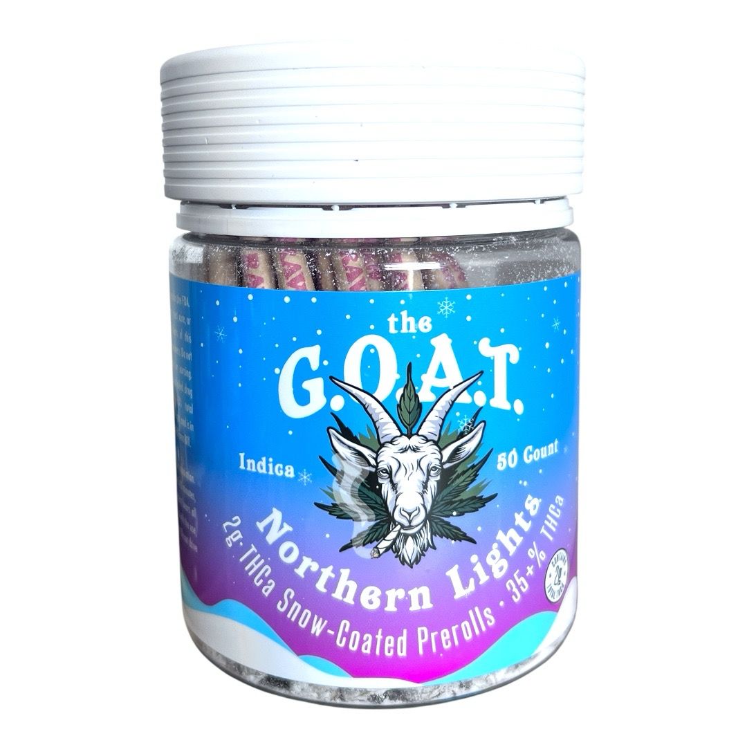 THE GOAT - NORTHERN LIGHTS - 2G - SNOW COATED