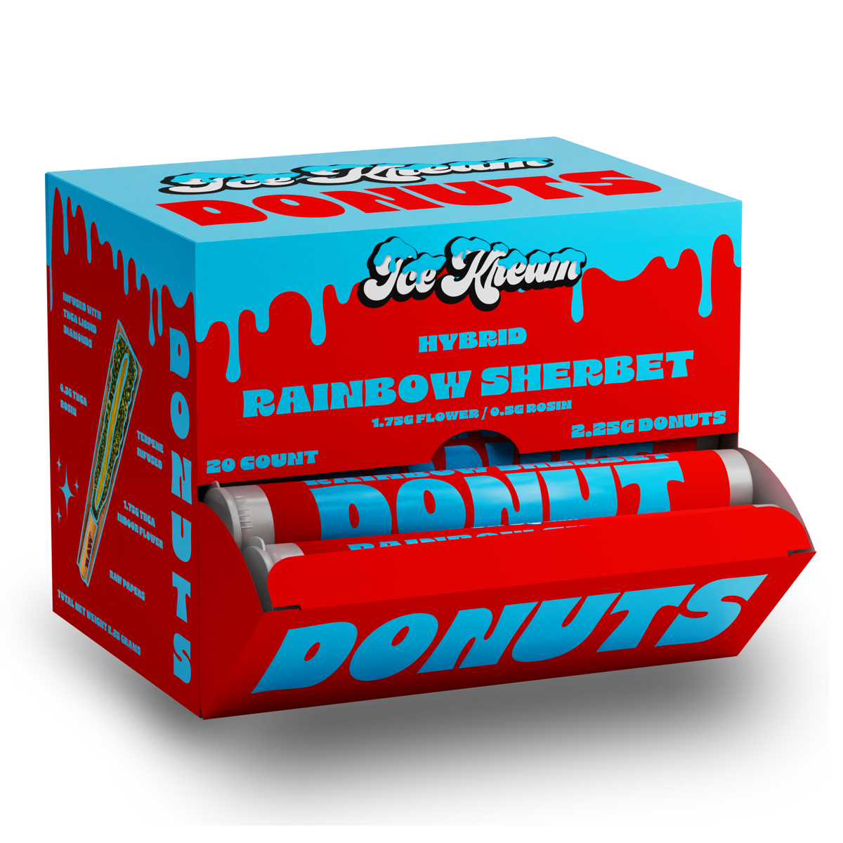 RAINBOW SHERBET - DONUT HOLE HYBRID