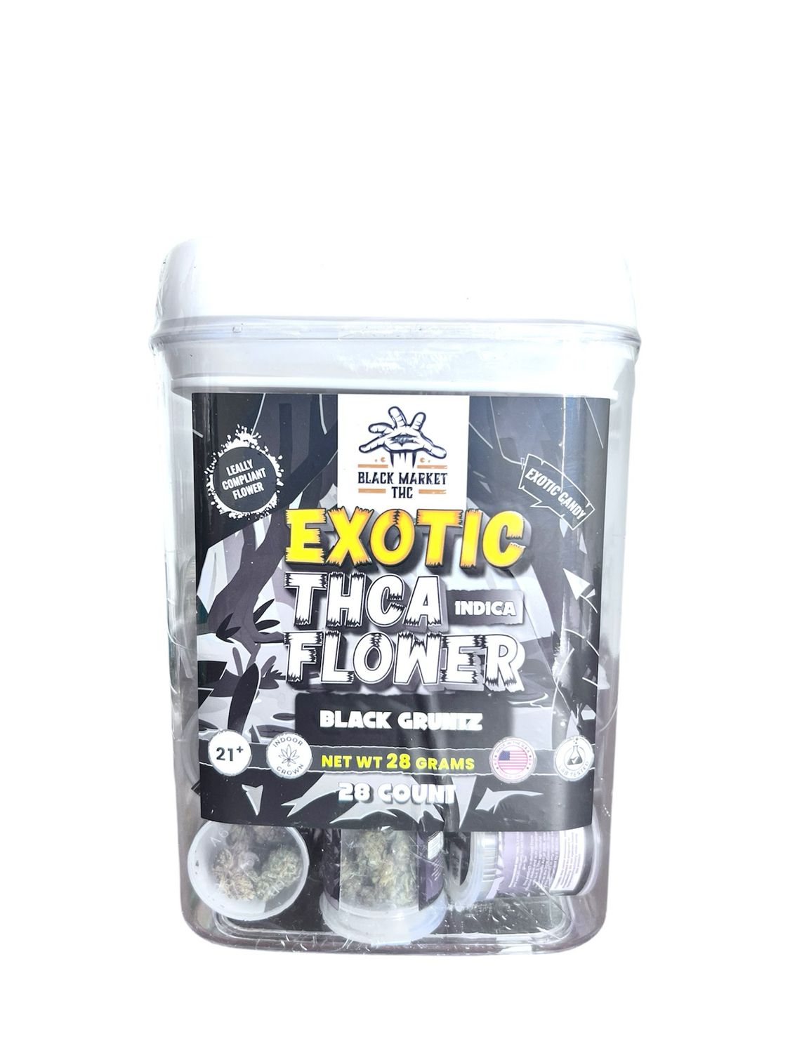 INDICA - BLACK GRUNTZ 28 CT