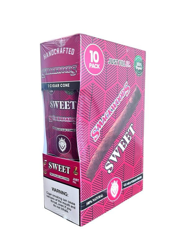 SMACK LEAF CONES - SWEET - 1 CT PER PACK - 10 PER BOX