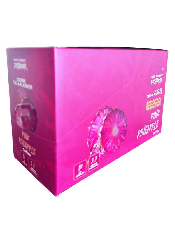 DESTROYER PINK PINEAPPLE - SATIVA 10 CT DISPLAY 3.5 GRAMS PER PACK