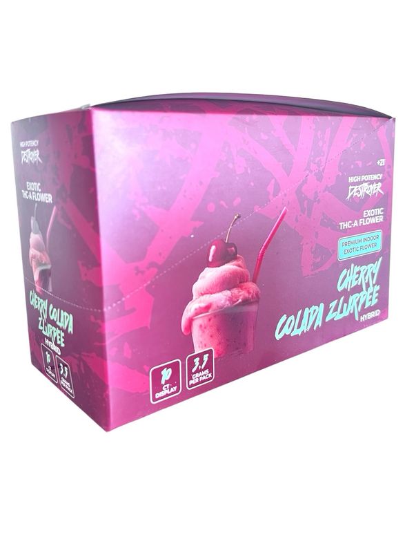 DESTROYER CHERRY COLADA ZLURPEE - HYBRID 10 CT DISPLAY 3.5 GRAMS PER PACK