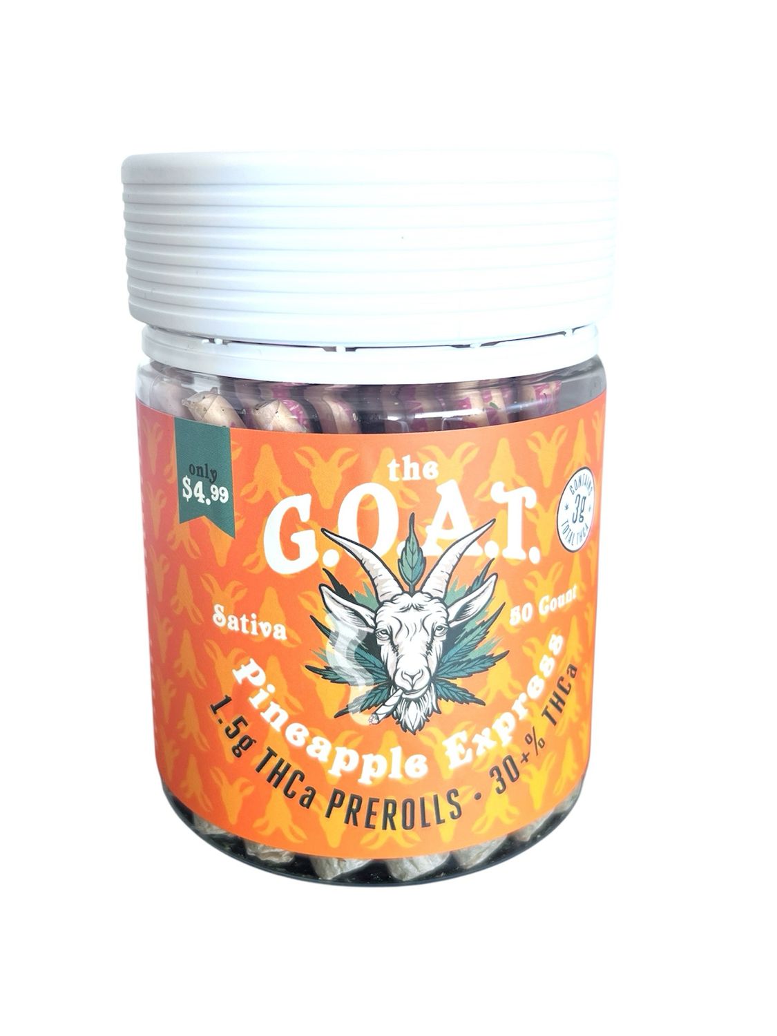 THE GOAT - PINEAPPLE EXPRESS - INDICA - PRE PRICED 4.99