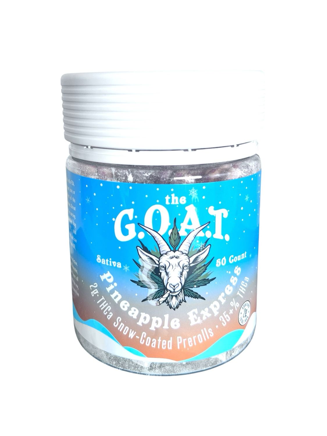 THE GOAT- PINEAPPLE EXPRESS -2G - SNOW COATED - SATIVA