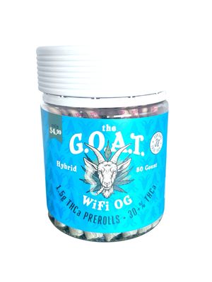 THE GOAT - WIFI OG - INDICA - PRE PRICED 4.99