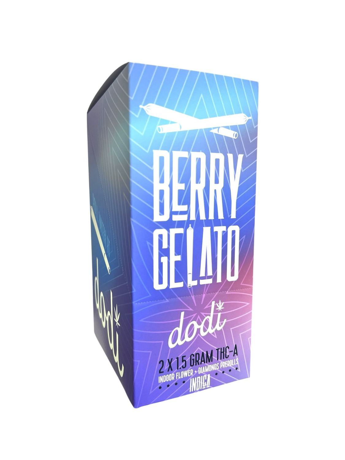 BERRY GELATO THCA PRE ROLL -  INDICA -  1.5G /2 JOINT - 10 CT
