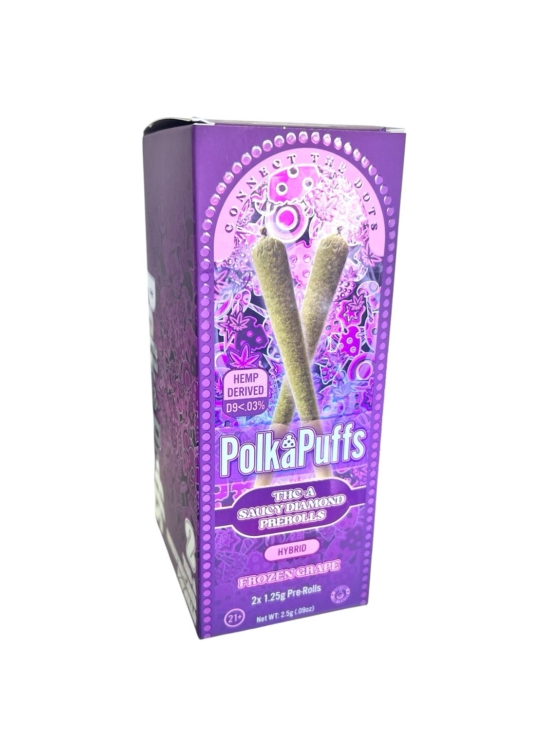 FROZEN GRAPE THCA PRE ROLL -  HYBRID-  1.25G /2 JOINT - 10 CT