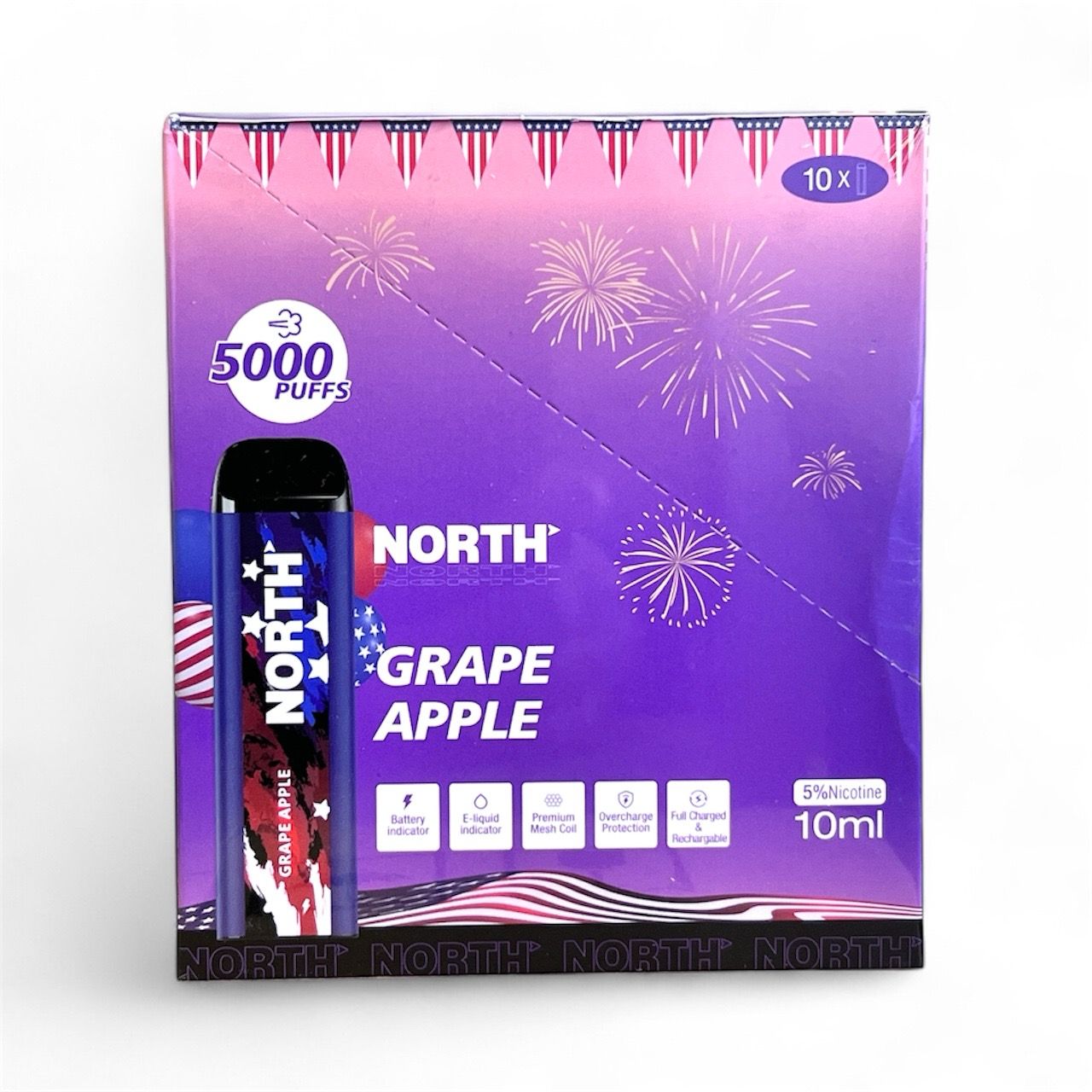 NORTH 5K PUFFS - GRAPE APPLE