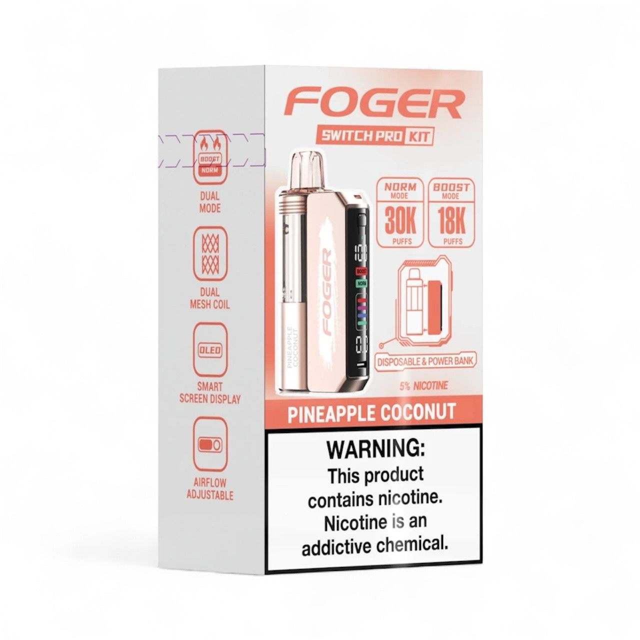 FOGER SWITCH PRO 30K PUFFS - PINEAPPLE COCONUT