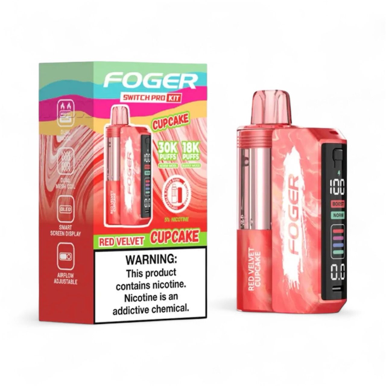 FOGER SWITCH PRO 30K PUFFS - RED VELVET CUPCAKE