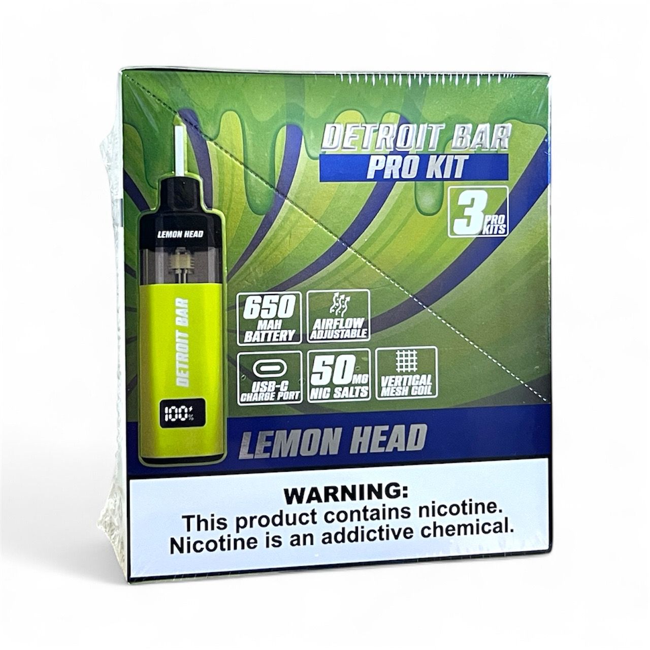 DETROIT PRO KITS 30K PUFFS - LEMON HEAD