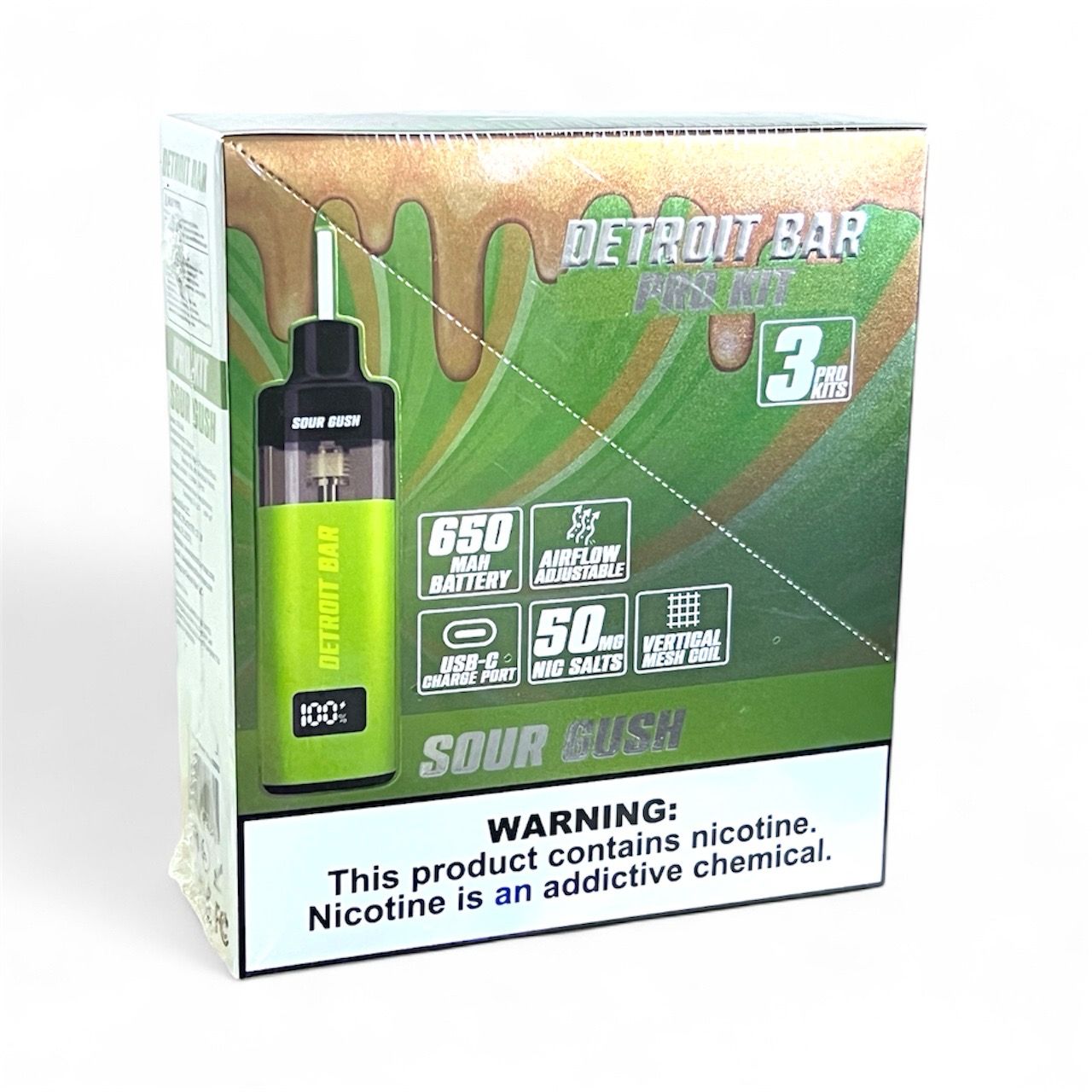 DETROIT PRO KITS 30K PUFFS - SOUR GUSH
