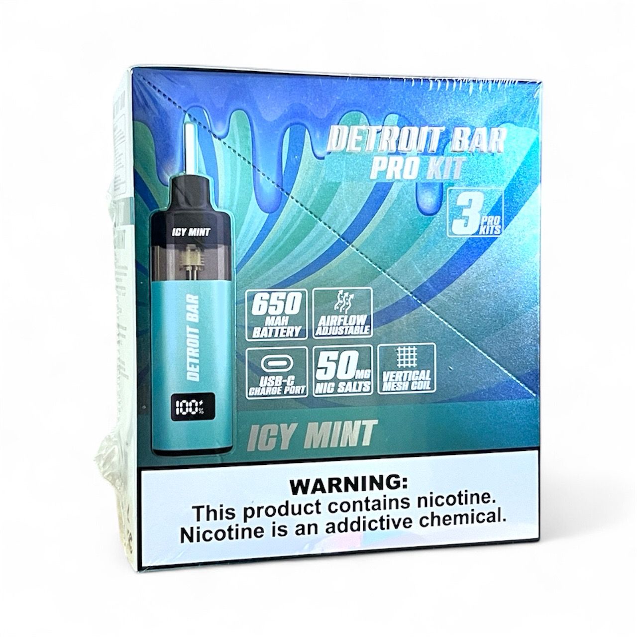 DETROIT PRO KITS 30K PUFFS -  ICY MINT