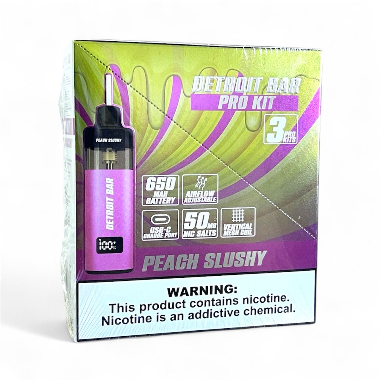 DETROIT PRO KITS 30K PUFFS - PEACH SLUSHY