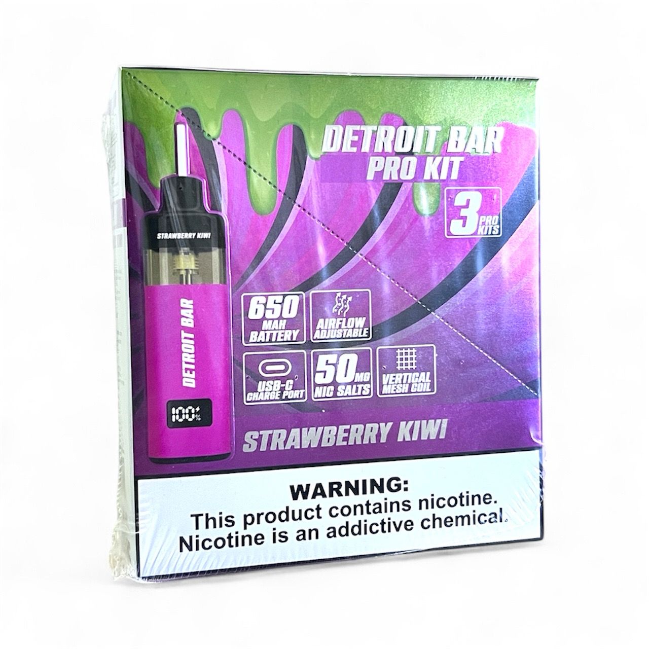 DETROIT PRO KITS 30K PUFFS - STRAWBERRY KIWI