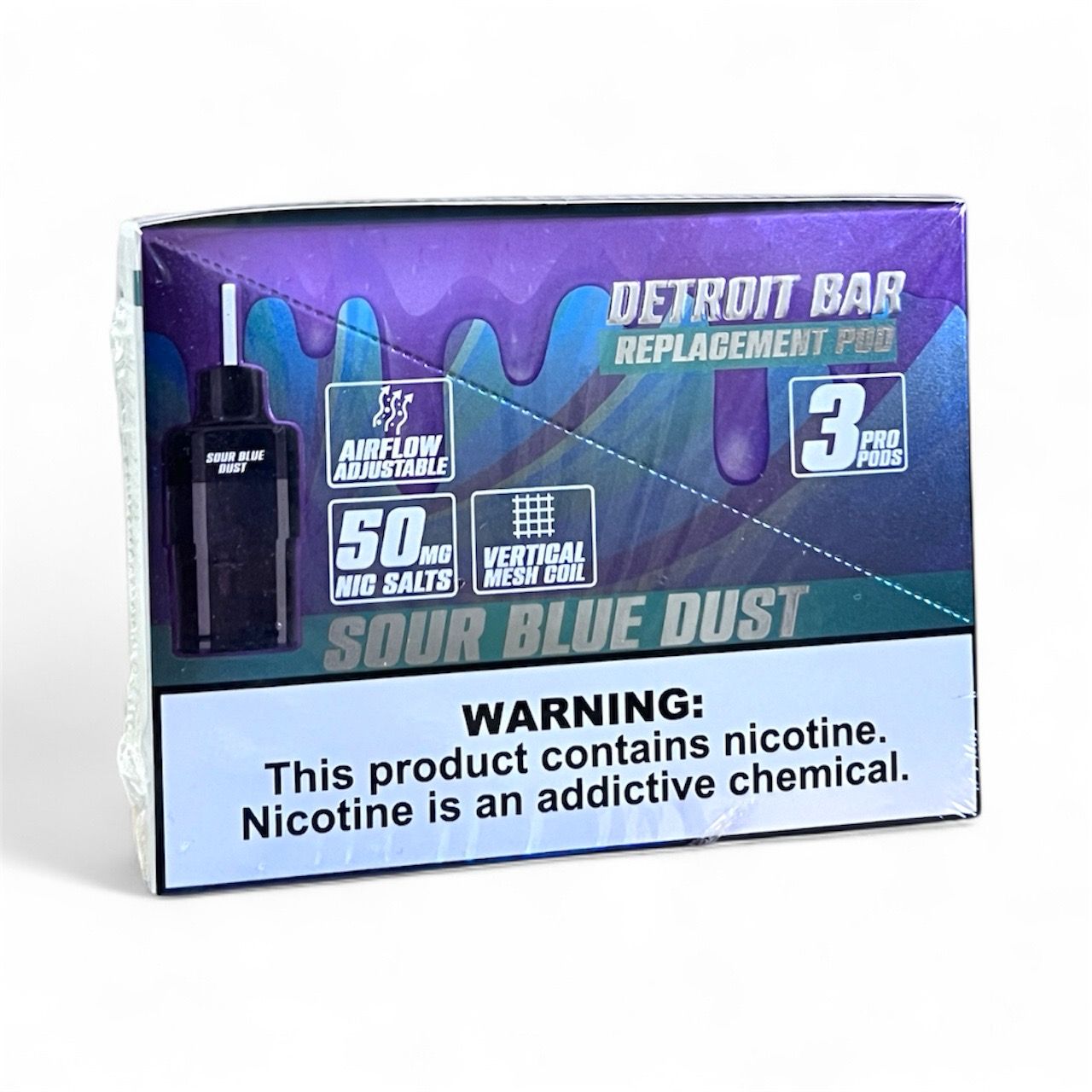 DETROIT PRO (PODS ONLY) 30K PUFFS - SOUR BLUE DUST