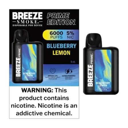 BREEZE PRIME EDITION - BLUEBERRY LEMON 6K