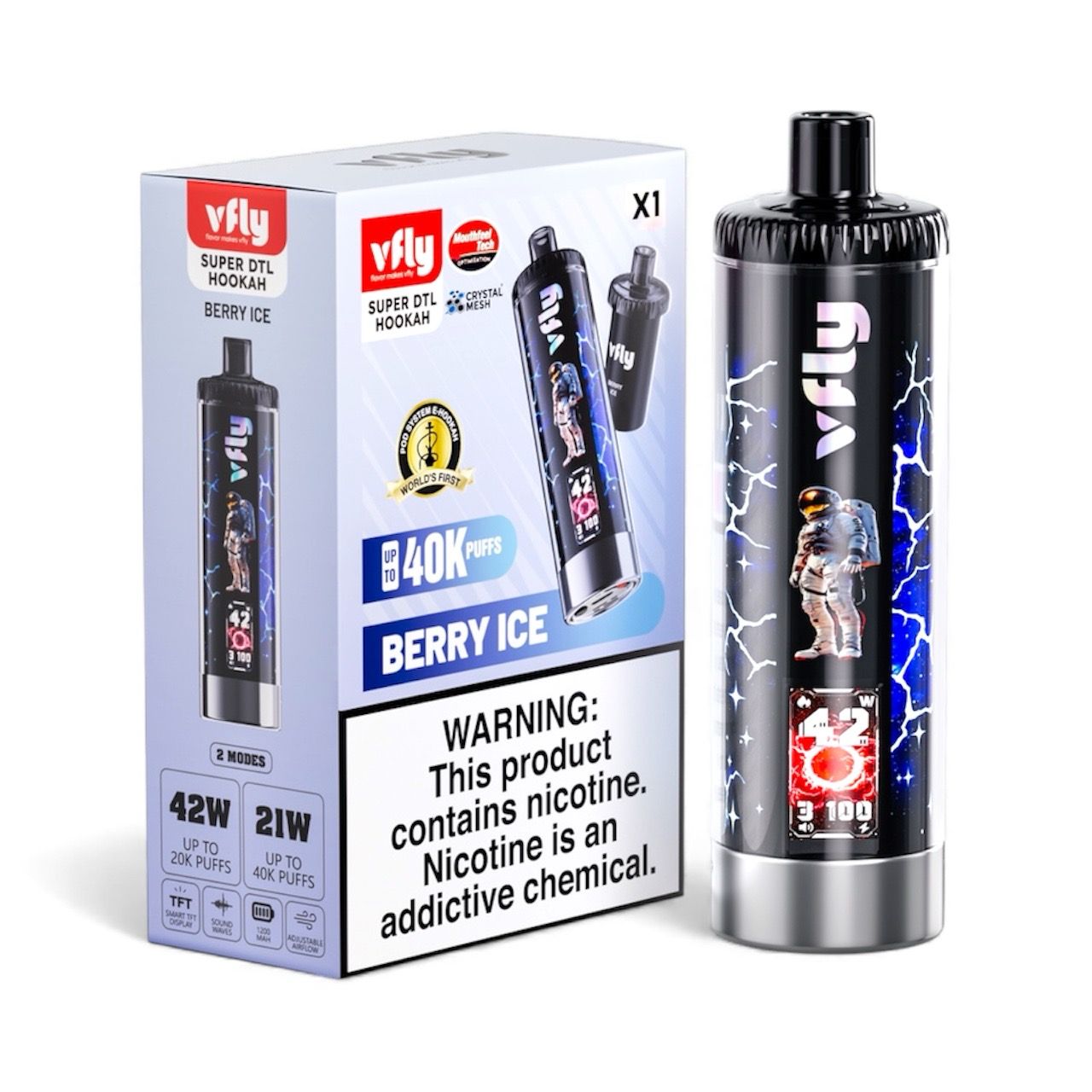 V FLY  HOOKAH - BERRY ICE