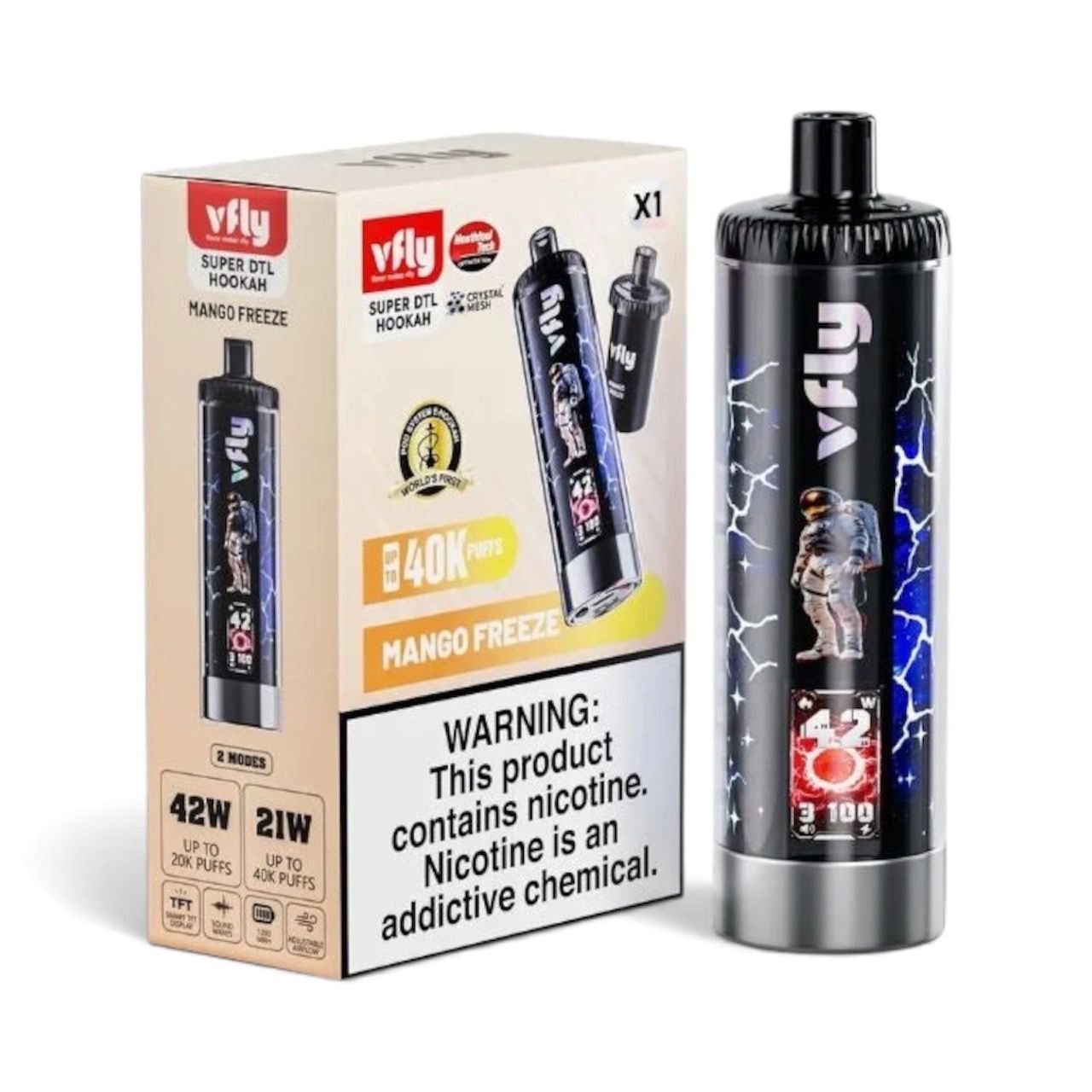 V FLY HOOKAH - MANGO FREEZE