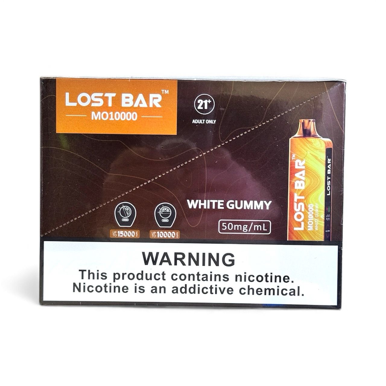 LOST BAR - WHITE GUMMY