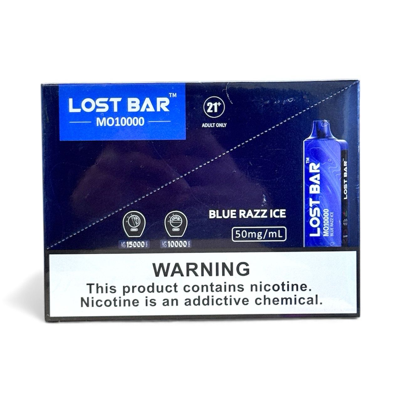 LOST BAR - BLUE RAZZ ICE