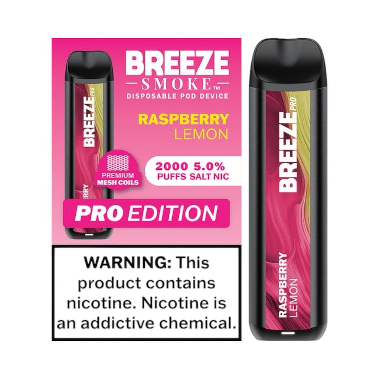 BREEZE PRO 2K - RASPBERRY LEMON