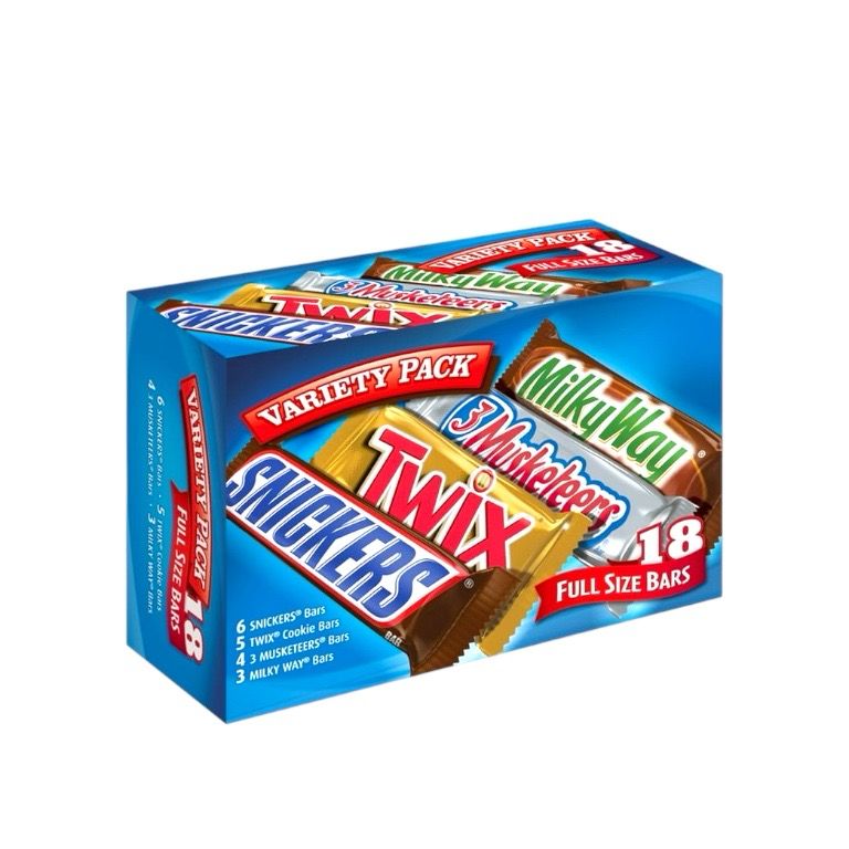 CANDY BAR SHARE SIZE
