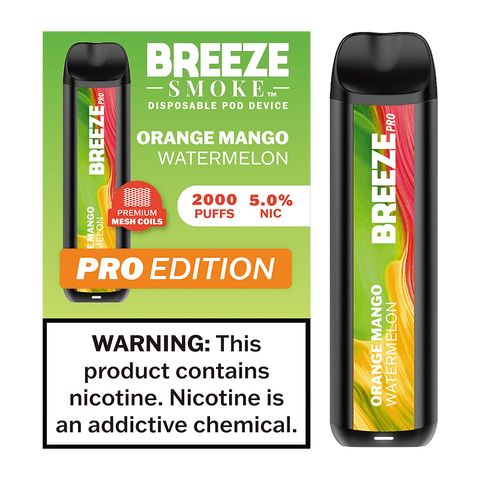 BREEZE PRO 2K PUFFS - ORANGE MANGO WATERMELON